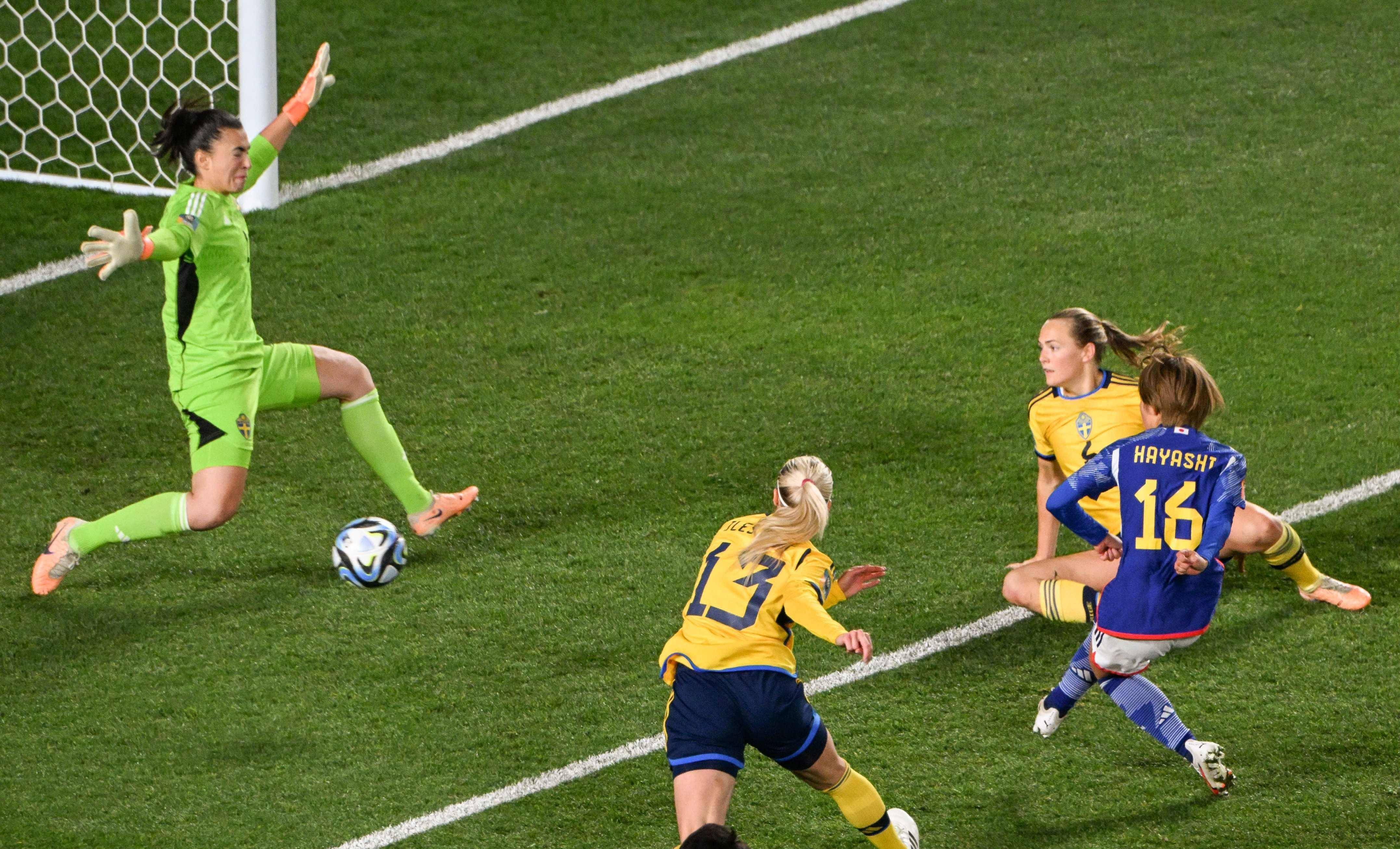 瑞典女足在比赛中夺冠，取得胜利