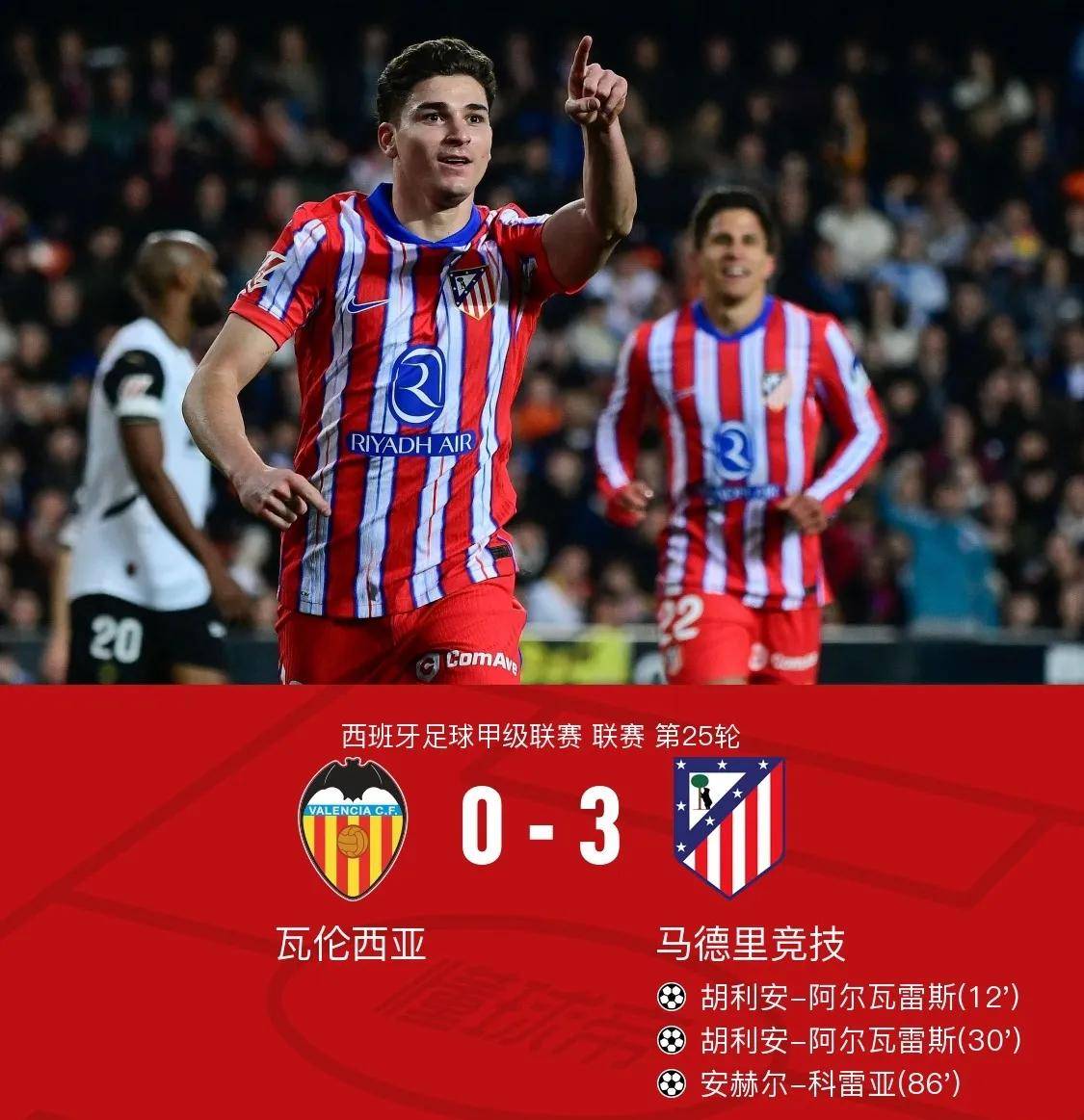 关于马德里竞技连续胜利，稳定排名西甲积分榜前列！的信息